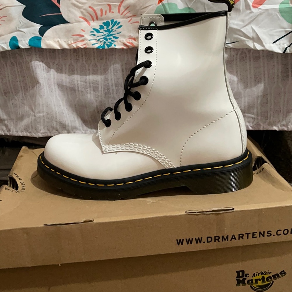White Dr. Martens